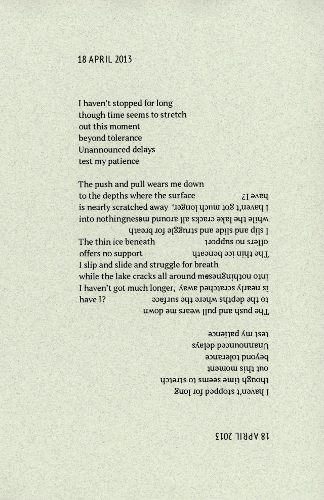 18 April 2013 Misprint